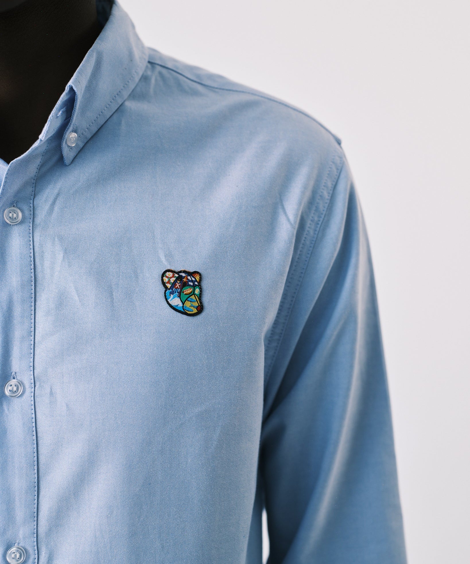 Oxie oxford shirt light blue - Tonsure