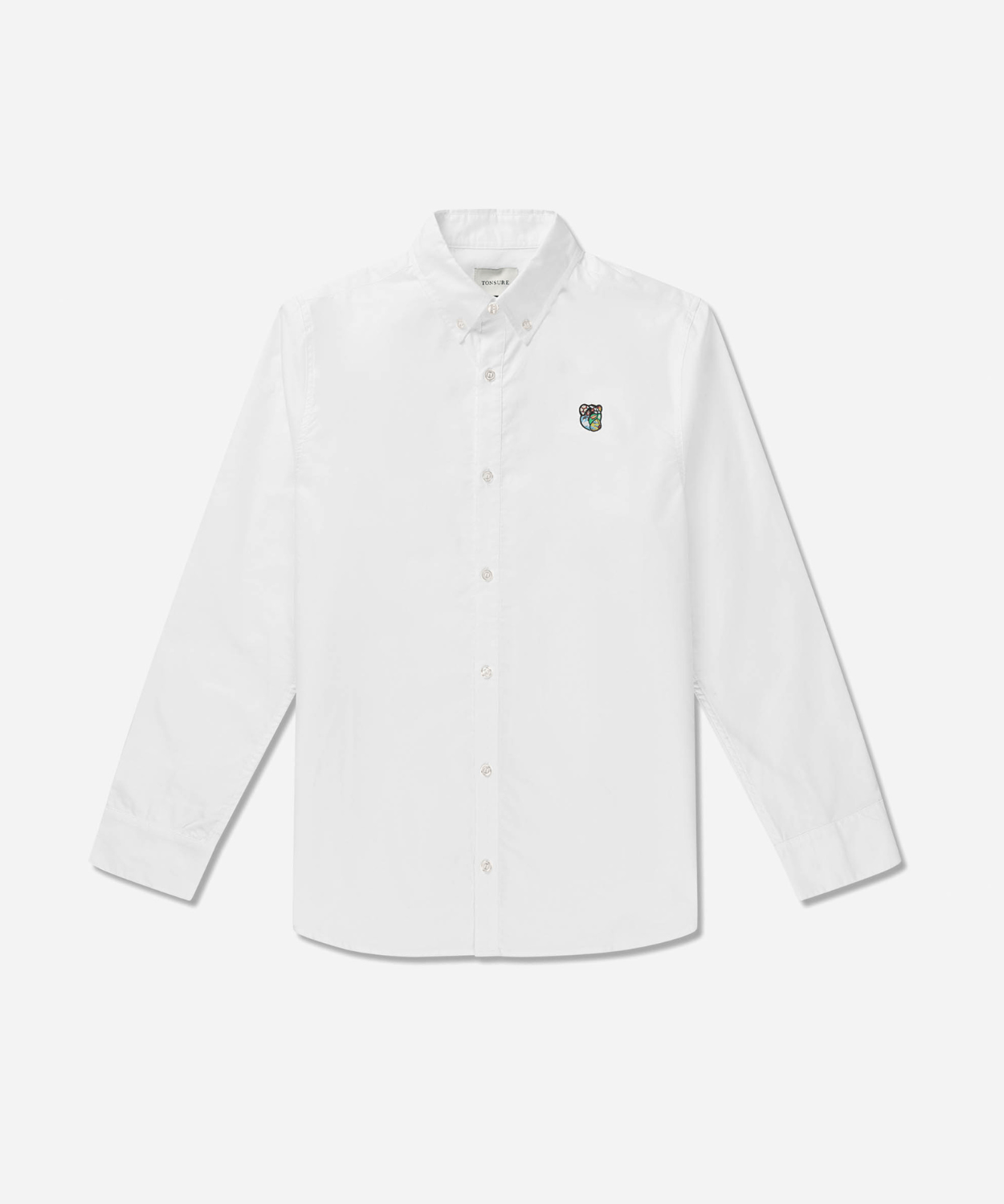 Sebastian oxford shirt white - Tonsure