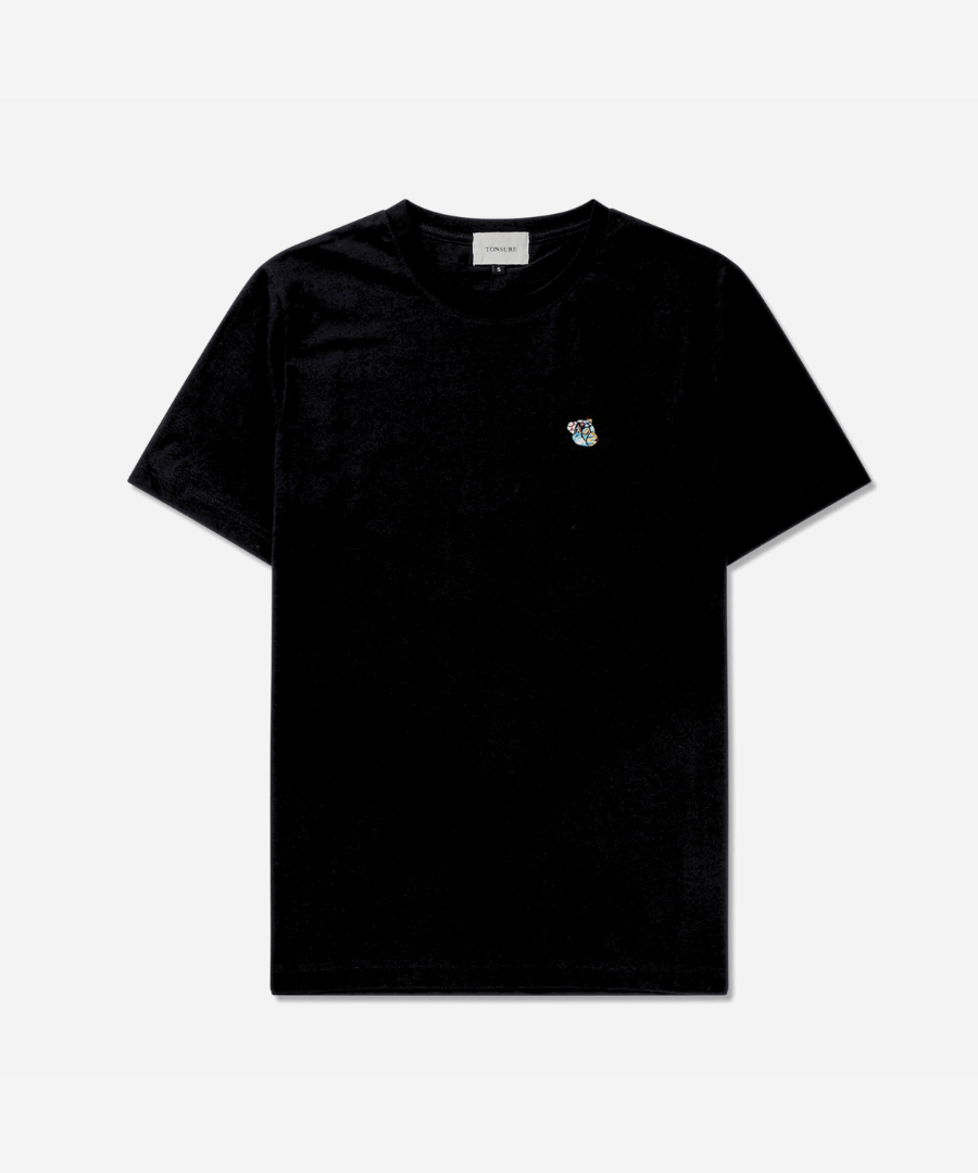 Teddy premium tee black - Tonsure